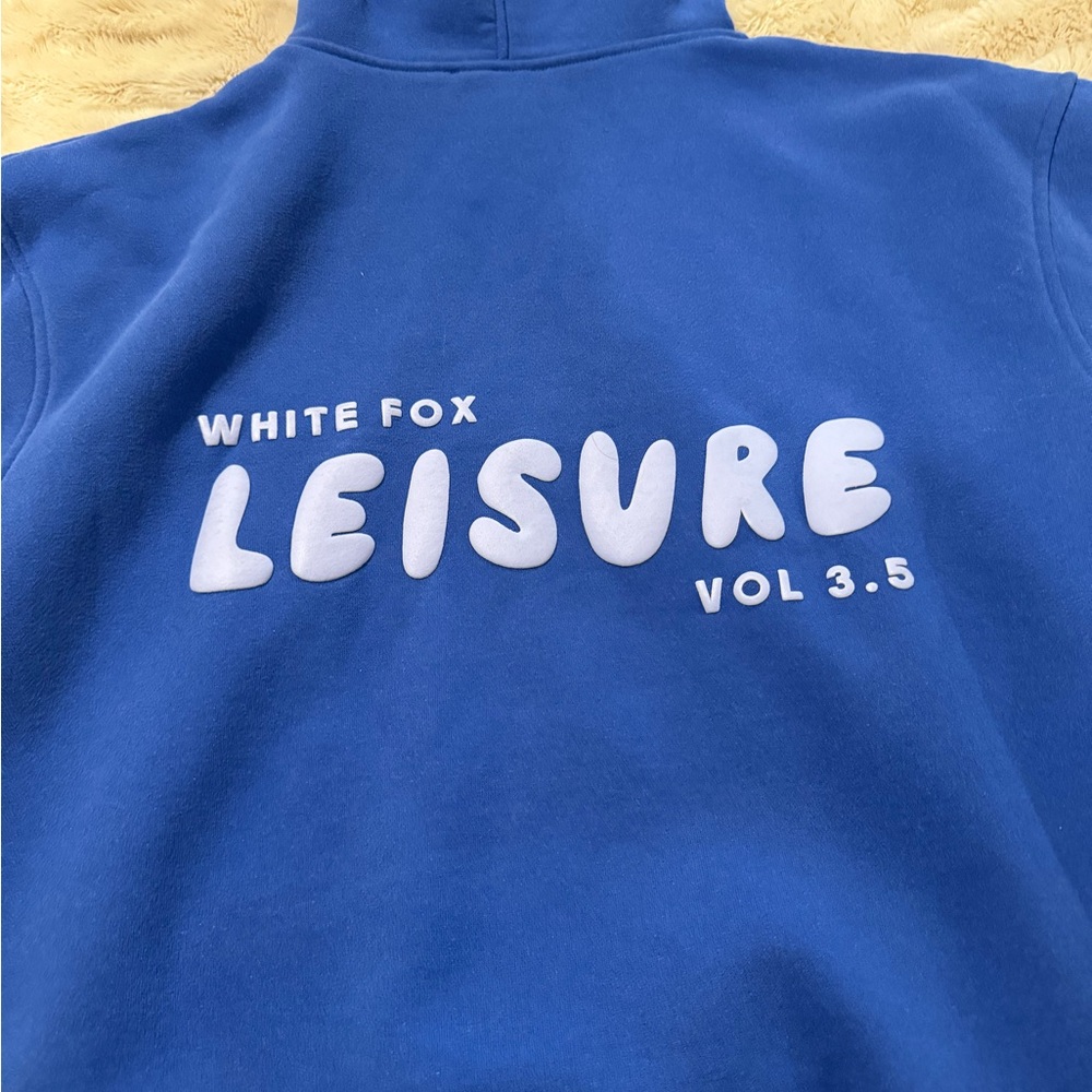 White Fox Boutique Blue Hoodie - Picture 6 of 6